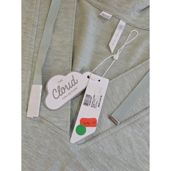 Travis Mathew OCEANA CLOUD Hoodie Sweatshirt Heather Desert Sage Size Small - Picture 10 of 11